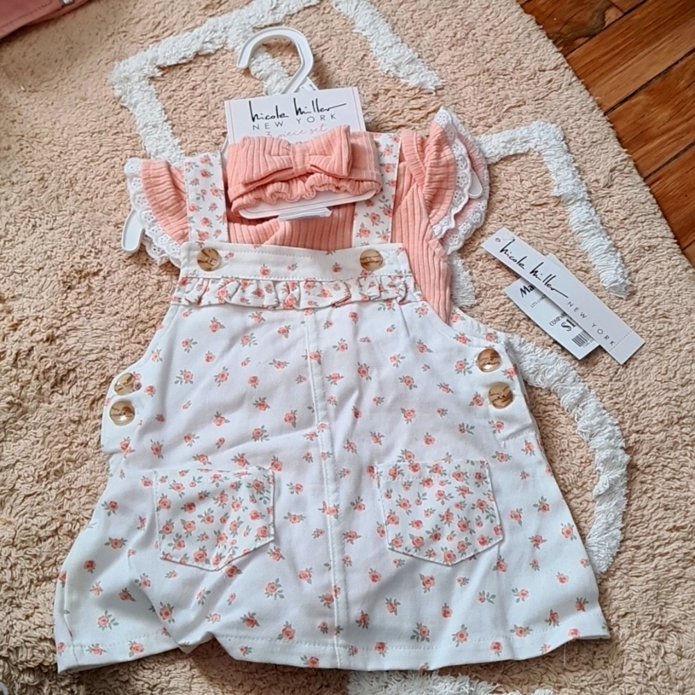 Nicole Hiller New York, 3pc set 3-6M